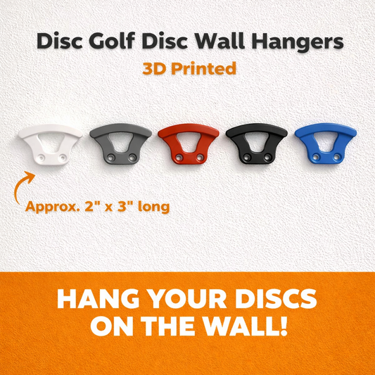 Disc Golf Discs Wall Hangers (2-Pack)