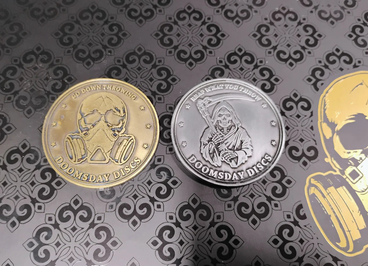 Doomsday Discs Currency Line 1 - The Overlord with 2 Discs and 2 Coins