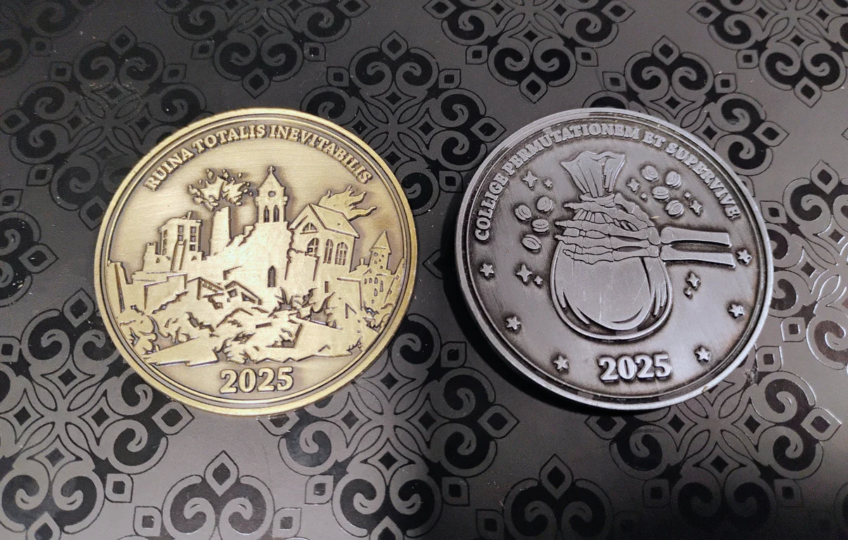 Doomsday Discs Currency Line 1 - The Overlord with 2 Discs and 2 Coins