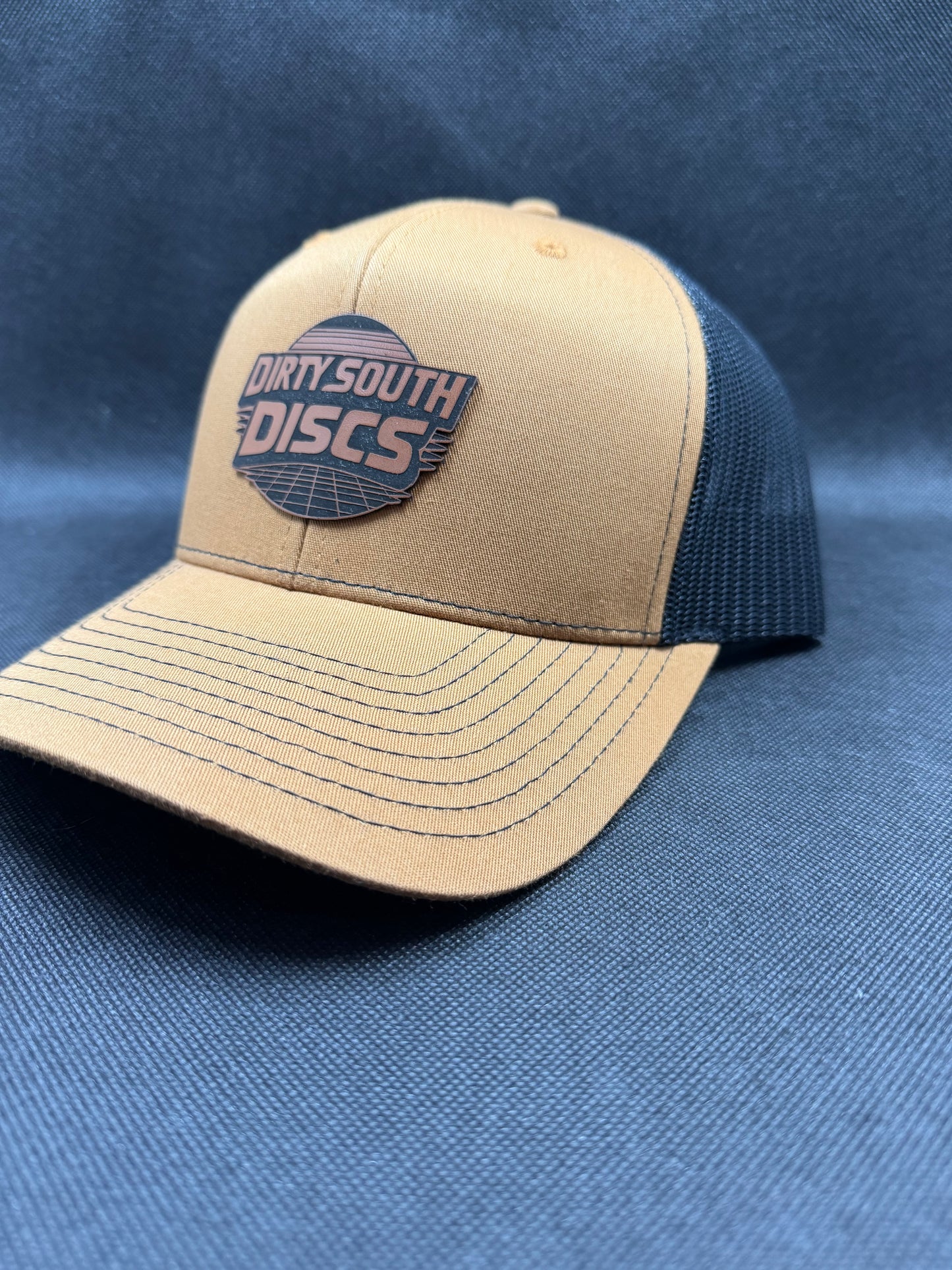 Dirty South Discs Leather Patch Hats