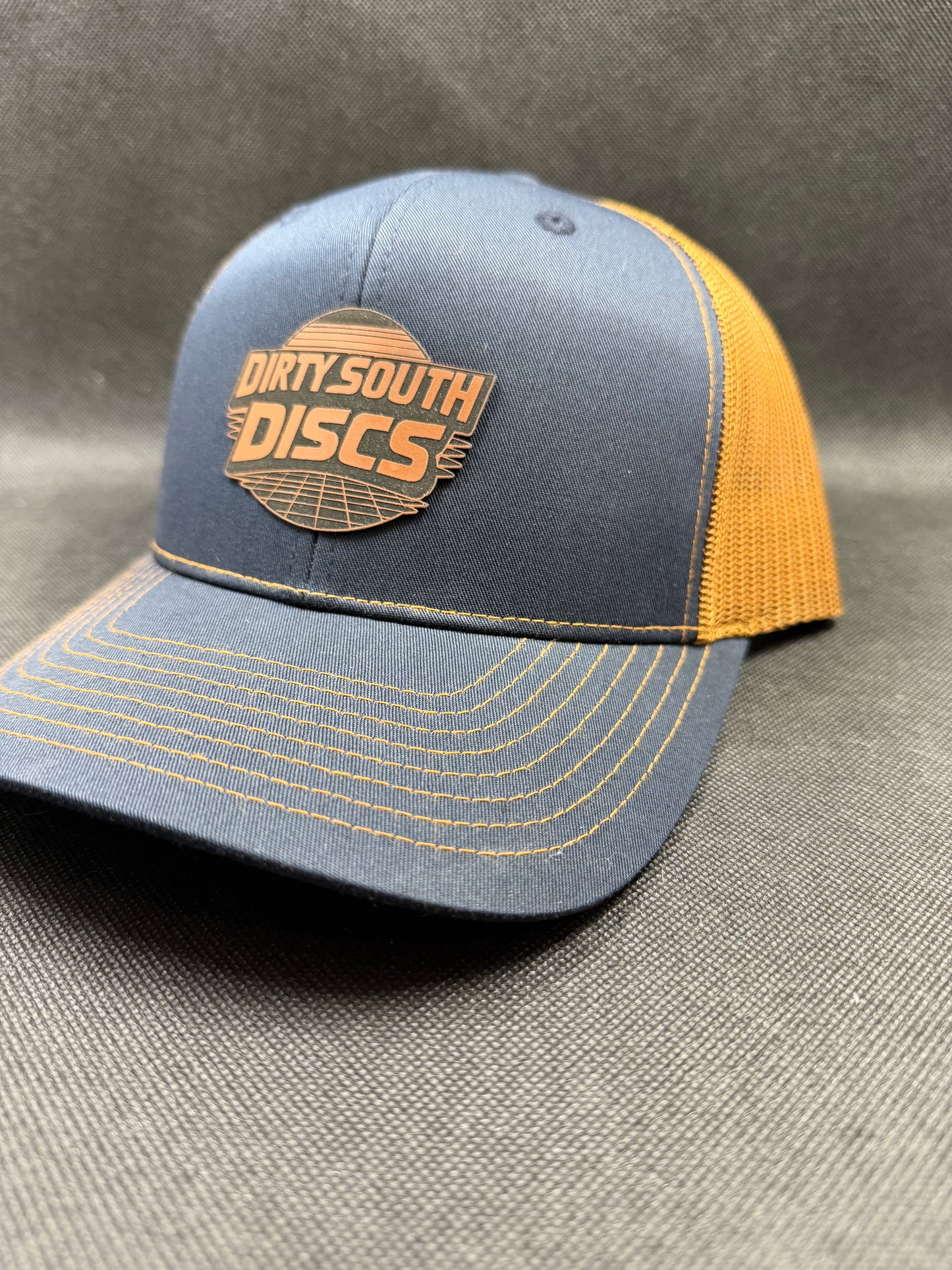 Dirty South Discs Leather Patch Hats