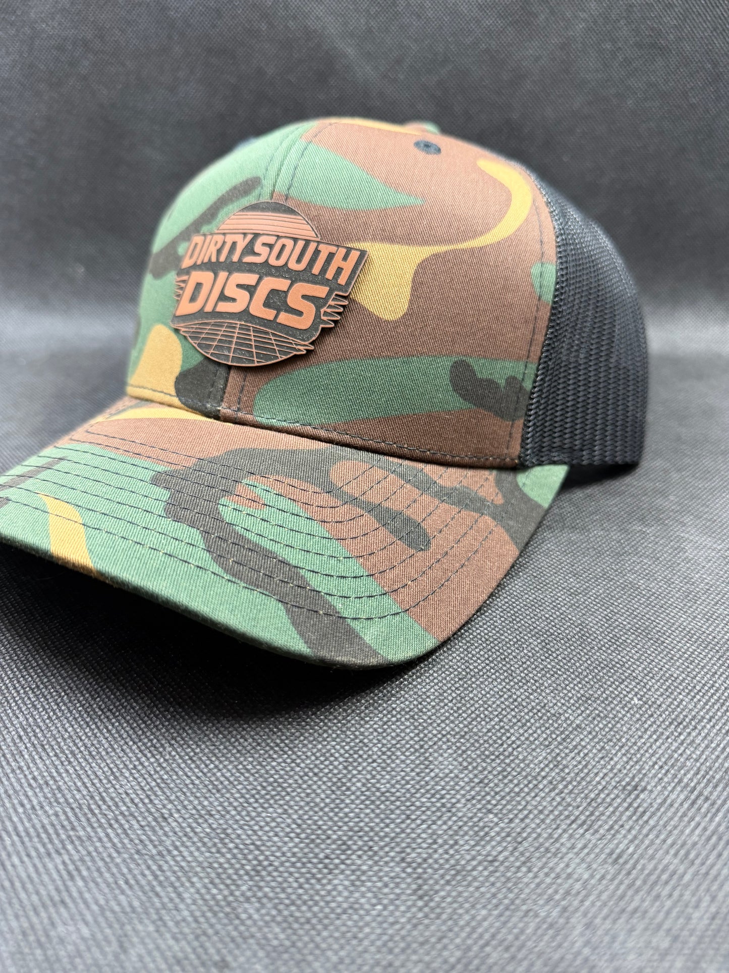 Dirty South Discs Leather Patch Hats