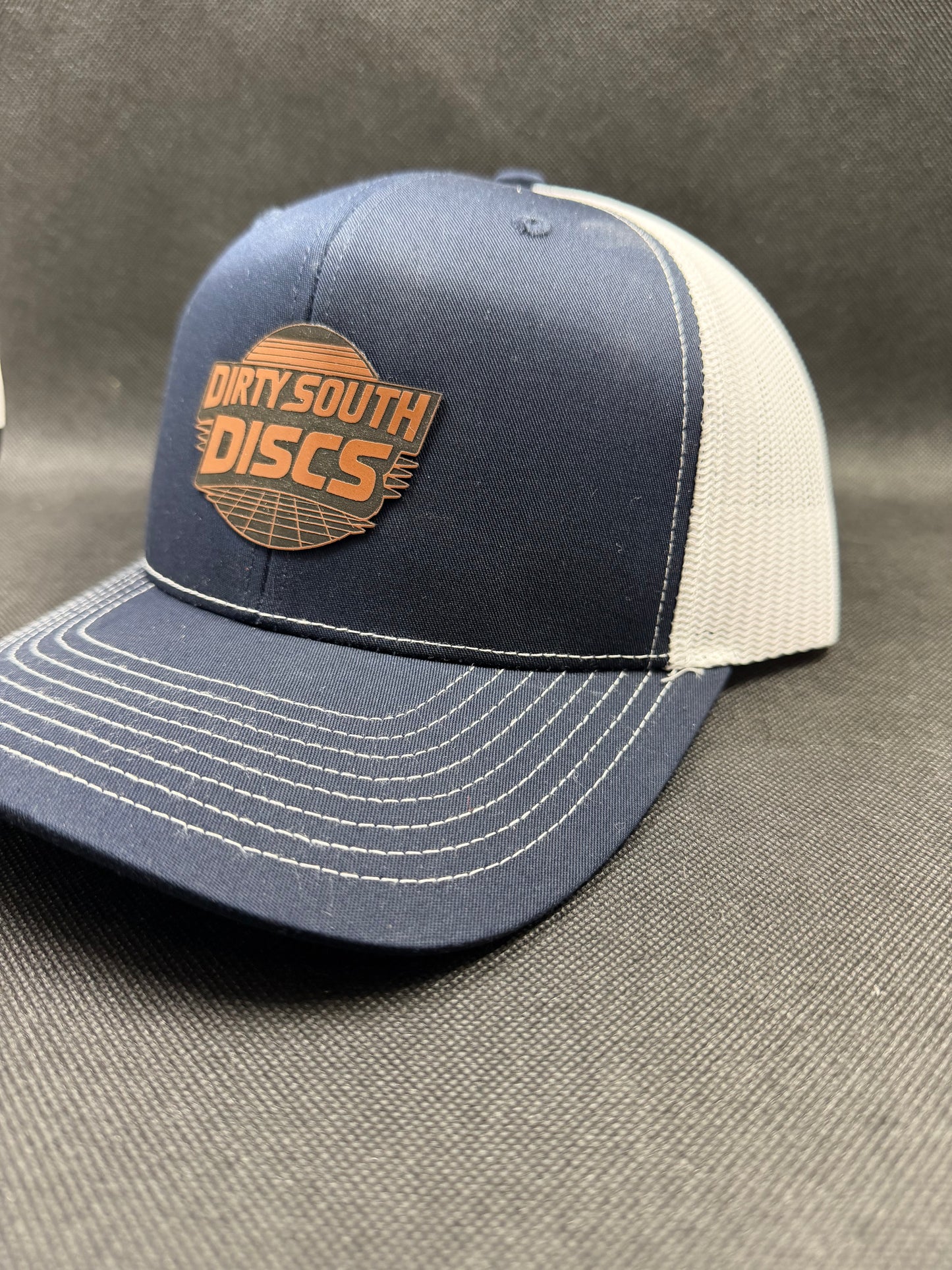 Dirty South Discs Leather Patch Hats